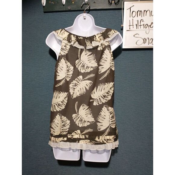 😊 Tommy Hilfiger semi-sheer sleeveless blouse small - Picture 3 of 4
